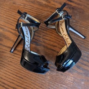 Sam Edelman Nadine heels in patent black